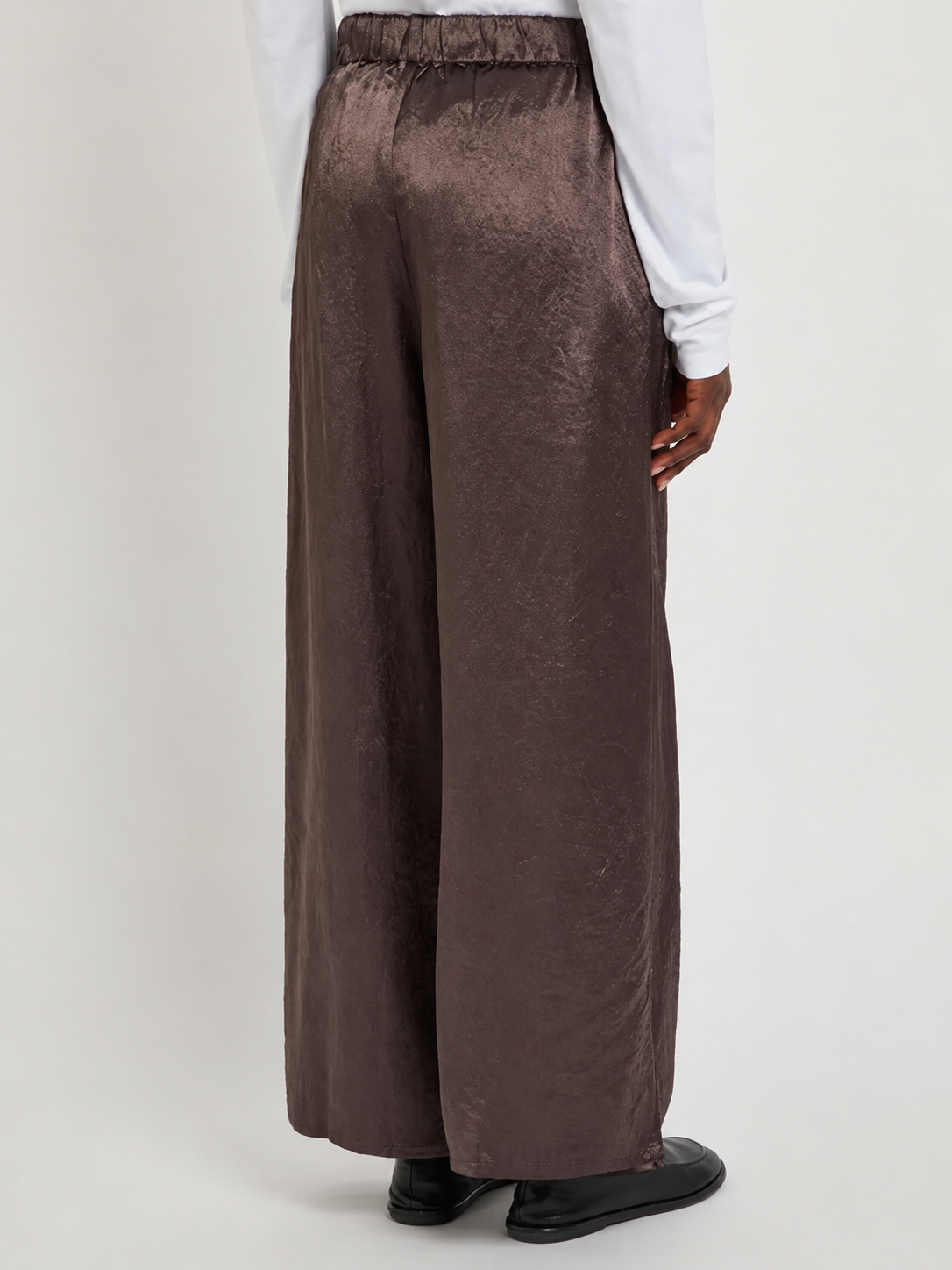 Textured Wide Leg Pants